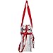 Eastsport Clear NFL Stadium Approved Tote, Sport Red