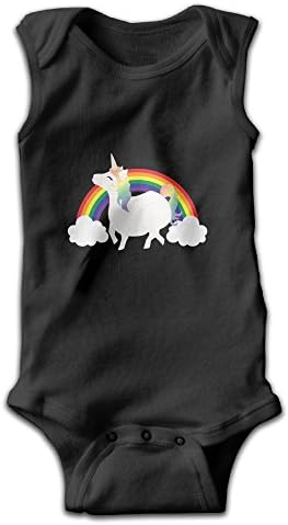 Gotosurf Bitch I'm Fabulous Unicorn2 Baby Boys Girls Sleeveless Bodysuits Rompers Outfits 24 Months