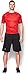 Under Armour Men's HeatGear Armour Printed Short Sleeve Compression Shirt, Rocket Red (984)/Black, Large
