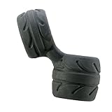 Perfect Fit Cock and Ball Cock Ring and Ball Stretcher, SilaSkin(TM), Stretchy, Comfortable, Snug Fit, Black