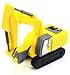 8GB Excavator Design USB Flash Drive (Yellow)