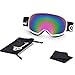 Odoland Kids Ski Goggles, Snowboard Goggles for Youth Skiing Age 8-16, Snow Goggles S2 Double Lens Anti-Fog UV400 Protection