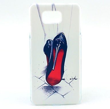 Case, High-heeled Shoe Pattern Clearly PC Hard Case Cover for Samsung Galaxy Alpha G850F