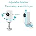 Wyze Cam Pan Wall Mount, COOLWUFAN Adjustable Indoor and Outdoor 360 Degree Swivel Ceiling Mount Bracket Compatible with Wyze Cam Pan and Other Camera with Same Interface (3 Pack)