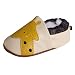 Amurleopard Baby Soft Sole Leather Crib Shoes Infant Toddler First Walking Prewalker Giraffe 6-12 Months 4.9"