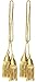 Pair of Gold Curtain Tieback / Tiebacks / Tassel