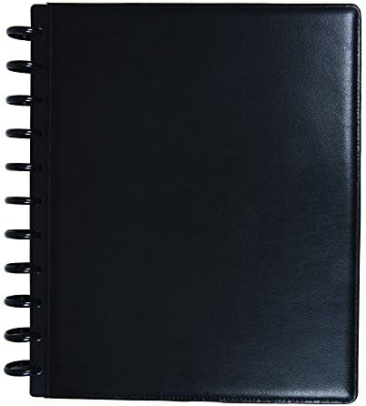 Staples Arc System 2017 Weekly Planner PU Leather, Black, 9-1/2" x 11-1/2" (28106-17)