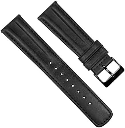 Girard Perregaux 22mm x 20mm Black Leather Watch Band | Amazon.com