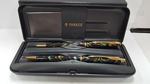 Parker Insignia Laque Topaz Ball Pen and Pencil set