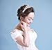 Butterfly Craze Women Bridal Princess Tiara Crown with Comb for Weddings Parties Special Occasion