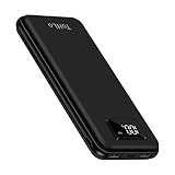ToHLo Power Bank 20000mAh Ultra Slim Dual USB LED Digital Display Lightning and Micro Input