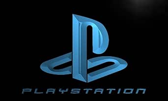 Playstation Led Sign Light Blue Amazon Com