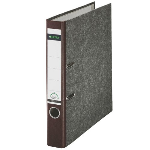 Carpeta Leitz Urban Chic A4 2 Anillas | Lomo 26 Mm | Gris Con Diseño En Relieve | Hasta 190 Hojas