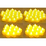 Instapark 144 pack Battery powered Flameless LED Tealight Candles,
