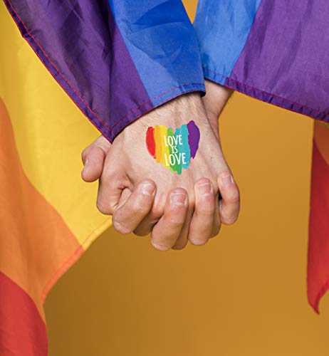 3 Rainbow+Pride+Temporary+Tattoos+Stickers