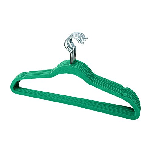 50 Pack, Velvet Hangers, 7 Available Colors (Turquoise)