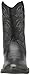 Deer Stags Girls Ranch Western Boot, Black, 11 Little Kid