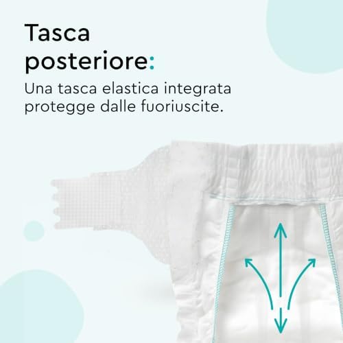 Pannolini LILLYDOO, taglia 3 (6+ kg), 174 pz, delicati sulla pelle