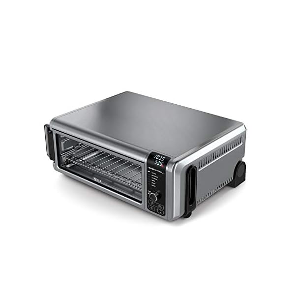 Ninja Foodi Mini Oven [SP101UK] 8-in-1 Flip Mini Oven, Air Fryer, Bake, Grill, Silver