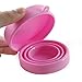 Collapsible Silicone Cup for Menstrual Cup Sterilizing, Reusable Food-Grade Silicone Cup for Camping Hiking Traveling
