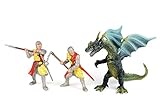 Kingdom of Knights W4731Db Knights Action Figure with Flying Dragon