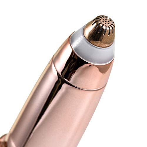WONdere Eyebrow hair Trimmer Epilator for Women, Eye brow Remover Painless Facial Brows Hair Removal (Rose Gold) - Thumbnail 2