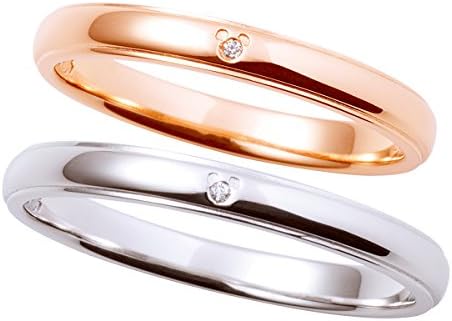 Di Pr2702dm Wr2703dm Lady S 7号 Men S 13号 ディズニー コレクション ミッキー ミニー 結婚指輪 2個セット ゴールド ペア リング