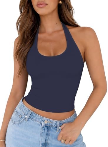HERLOLLYCHIPS Sexy Tank Tops for Women Square Neck Ruffle Strap