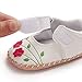 Meckior Infant Baby Girl Sandals Soft Non-Slip Rubber Sole Handmade Princess Wedding Dress Shoes Toddler First Walkers