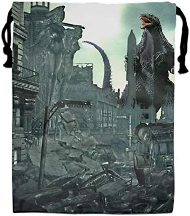Fantasy Godzilla Drawstring Backpack Bags Goody Bags Party Favor Bags Supplies for Boys and Girls