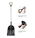 ORIENTOOLS Dismountable Snow/Garden long Shovel with D-Grip Handle, Suitable for Scooping Snow, Grains and Seeds (14