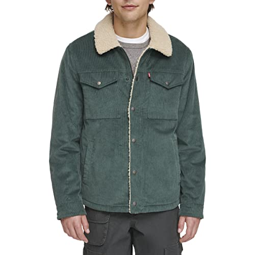 Levi's Men's Corduroy Sherpa Lined Trucker Jacket (Regular & Big & Tall Sizes),…
