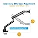 AVLT-Power Aluminum Single Monitor Mount Stand with One Mechanical Spring Arm Desk Riser -Full Motions, Heavy Duty Holds 17″ to 32″ LED LCD Screen, Up to 17.6 lbs Each, VESA 75/100thumb 3
