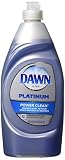 Dawn Platinum Power Clean Dishwashing Liquid, Refreshing Rain, 18 Fluid Ounce (Pack of 2)