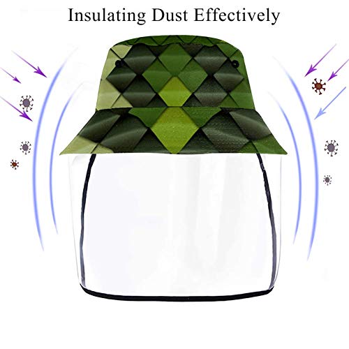 Dark Grid Anti-Spuck-Mütze, Anglerhut/Spritzschutz, winddicht, staubdicht – Bild 4