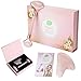 Jade Roller for Face, Pink Guasha Tool for Face 2 in 1 Face Massager Set