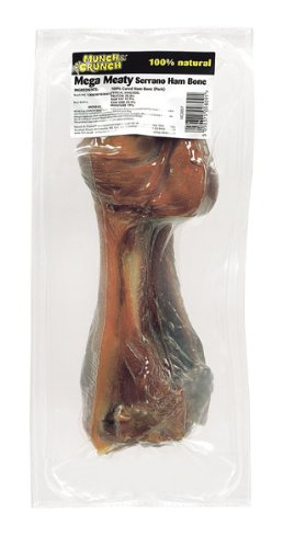 Munch & Crunch Serrano Ham Bone Mega Dog Doggy Bone Fast Postage