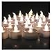 AGPTEK Lot 100 Battery Operated LED Warm White Tea Light Candle Flickering Flashing for Wedding Party Festival Decoration Occasions primary