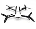 PENIVO 4pcs Upgrade Rotor Propellers Props for Parrot Bebop 2 Drone Carbon Fiber Composites