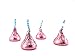 LaetaFood Bag - Hershey's Kisses, Milk Chocolate in Pink Foil (Pack of 2 Pound)
