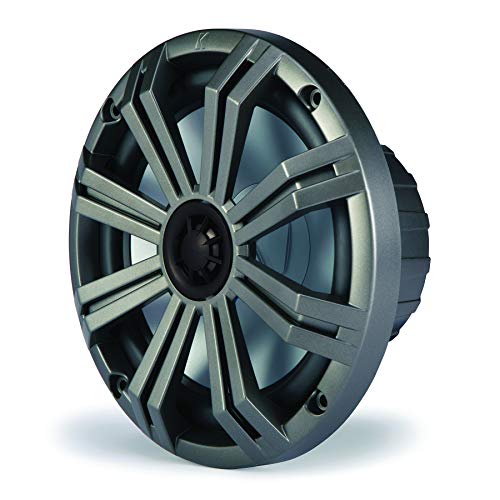 Kicker KM8 8INCH (200mm) Marine Coaxial Speakerswith 1" tweeters,LED
