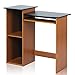 Furinno Econ Multipurpose Computer Writing Desk, Light Cherry/Black primary