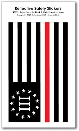 Three Percenter - Fire Department Reflective Decal