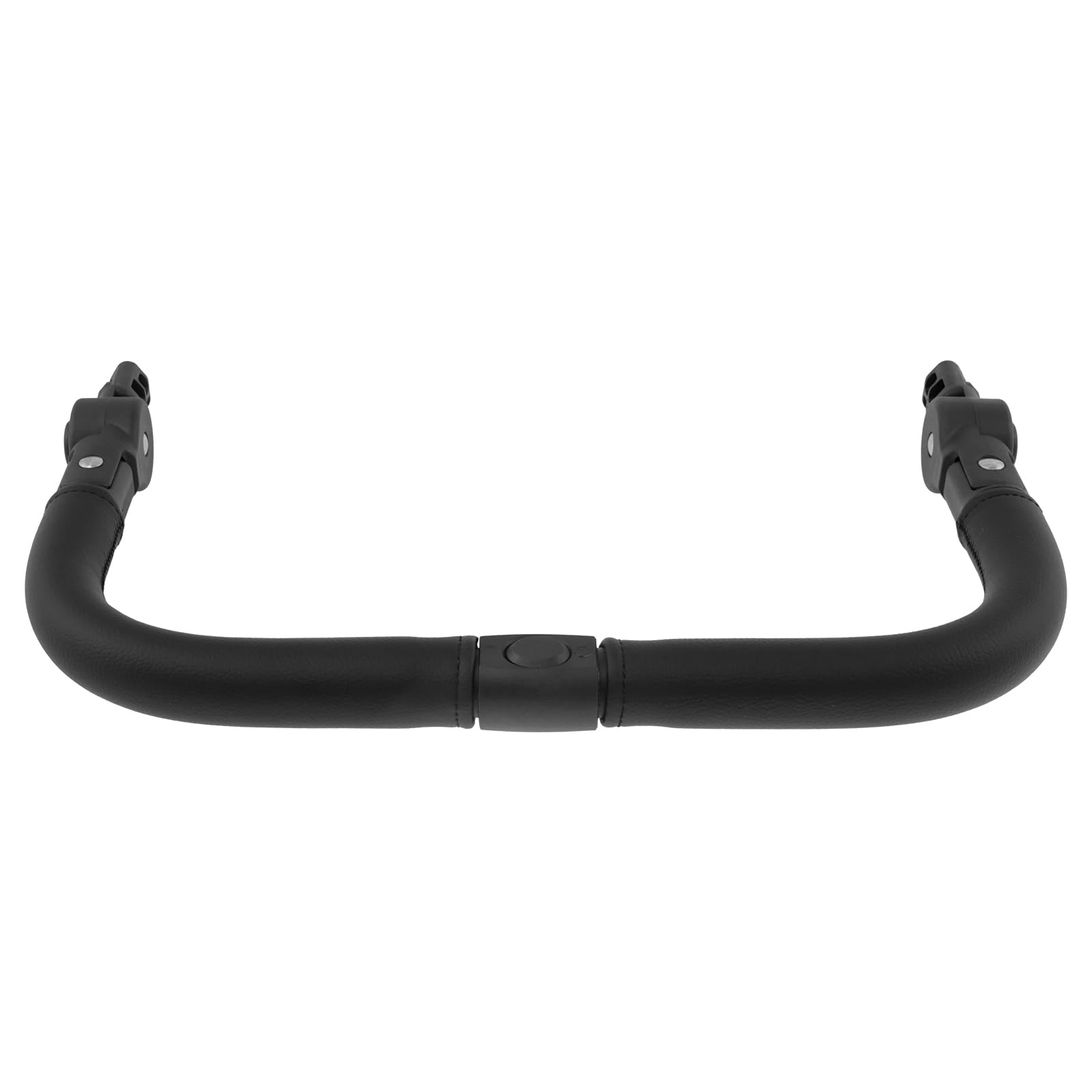 Photo 1 of Universal Stroller Bumper Bar Angle Adjustable Armrest Stroller Handle Multifunctional Stroller Bar Removable Stroller Crossbar for Bbz Yoyo, Yoyo 2, and Yoyo+, Black Pu Leather