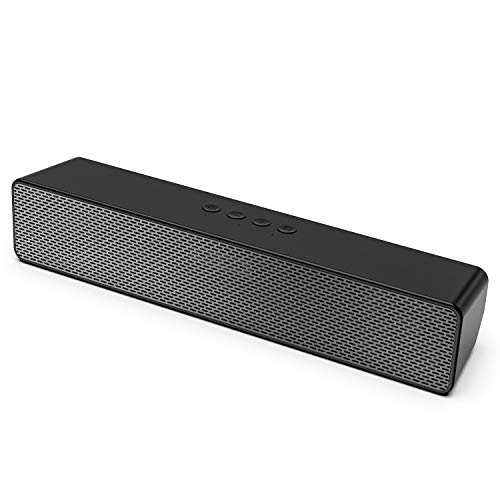 Sound bar, Saiyin Bluetooth PC Speakers Sound Bar, Stereo Pairing, Bass