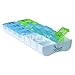 Pill Organizer & Detachable Vitamin Box, Sturdy, Durable Weekly Pill: Container/Compact, Lightweight, Easy to Carry Detachable Weekly Pill: Box Top Portable 7 Day AM/PM or 14-Day Pill Holder for Home