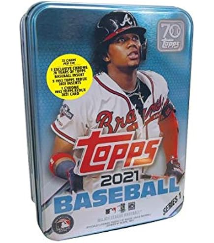 Amazon.com: Topps 2021 Series 1 Baseball Tin : Collectibles & Fine Art