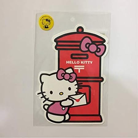 Amazon サンリオ ポスト型はがき 郵便局 ポストカード ハローキティ ポストカード 絵柄付はがき 文房具 オフィス用品