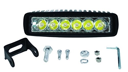 HELLA 357203011 Value Fit Mini Light Bar (6 LED, Spot Beam)