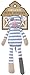 Organic Farm Buddies Plush Toy, Pirate Pig